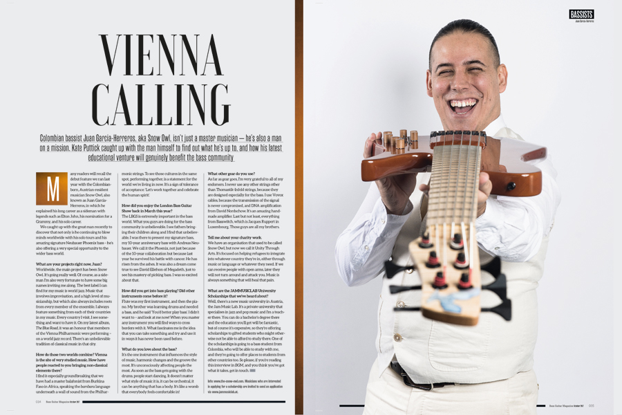 Juan Garcia-Herreros Bass Magazine