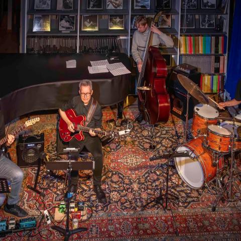 Miroslav Mirosavljev, Professor of Guitar at JAM MUSIC LAB Private University for Jazz and Popular Music Vienna on Erasmus+ teaching mobility at the Royal Academy of Music in Aalborg, Denmark