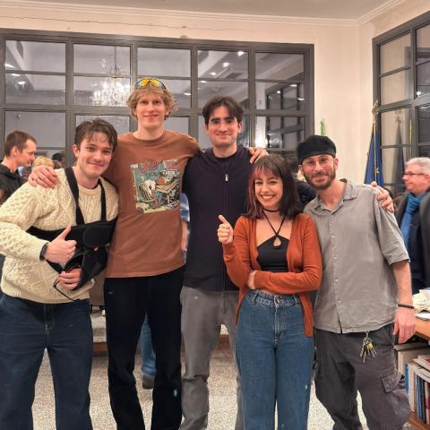 Volo Mazurika und Mori Tahmasebi, Student:innen JAM MUSIC LAB Privatuniversität