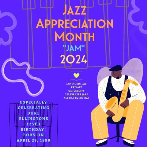 Jazz Appreciation Month 2024, kurz JAM