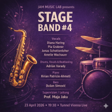 JAM MUSIC LAB presents: Stageband 4 - supervsed von Univ. Prof. Maja Jaku