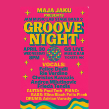Groove Night @G5 mit Stageband 2 von Maja Jaku am 30.4.
