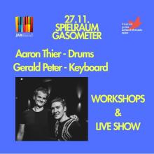 Keys, Beats &amp; Beyond – 2 Workshops and 1 concert with Gerald Peter &amp; Aaron Thier