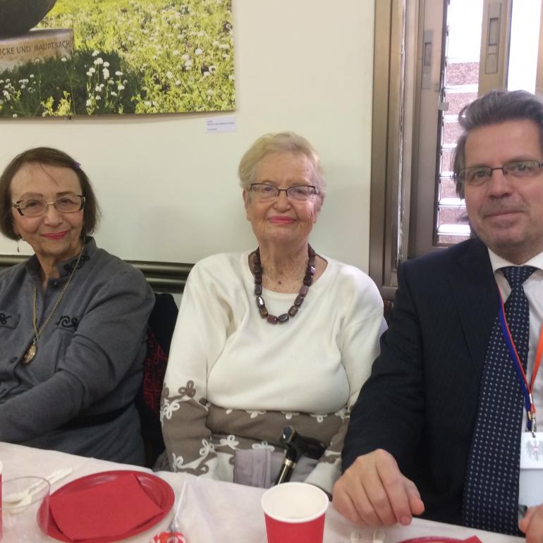 Austrian delegation for culture and science and visited the Albert Einstein Archives