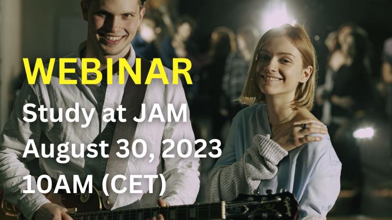 WEBINAR: Study at JAM